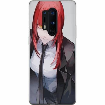 Oneplus 8 Pro Genomskinligt Skal Makima Chainsaw Man