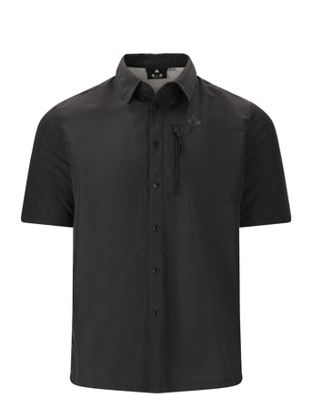 Elm M S-S Shirt Sport Men Sport Clothing Sport Tops Sport Shirts Black Whistler
