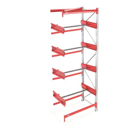 Cable reel racking ULTIMATE, add-on unit, 4000x1350x1100 mm