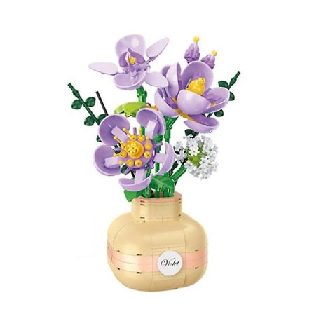 Blommor Bonsai Byggklossar, Kreativa Blommor Tegel Modell Set För Bästa Present Till Pojkar Flickor Unisex Vuxen