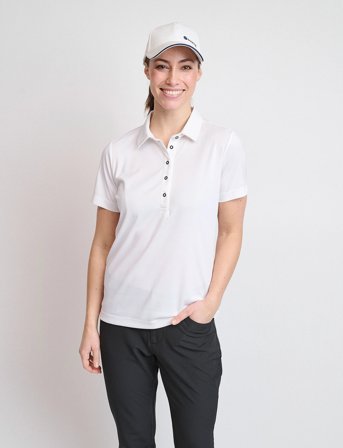 BACKTEE Ladies Performance Polo - White - S