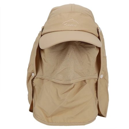 UPF 50 Plus Aurinkohattu UV-suoja Leveälierinen Ulkoilu Kalastushattu Matkailu Vaellus Veneily Puutarhanhoito Khaki Yksi Koko[co]