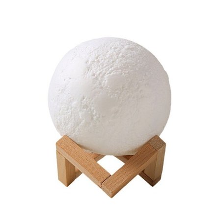 Månelampe - 8CM, Sengelampe, Natlampe