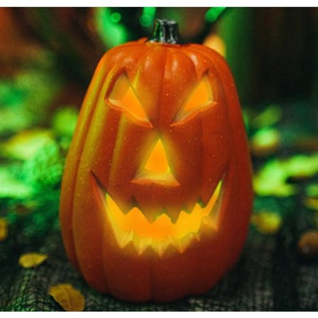 Halloween LED Pumpa Ljus Lyssna Upp Jack O Lantern Pumpa