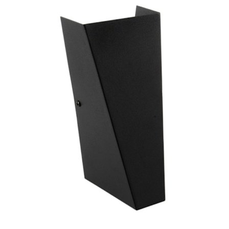 Vegglampe Verandalampe SVART HVIT LYS HVIT LYS