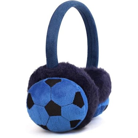 Ear Warmers for Kids Warm Earmuffs Football Pattern Ear Muffs