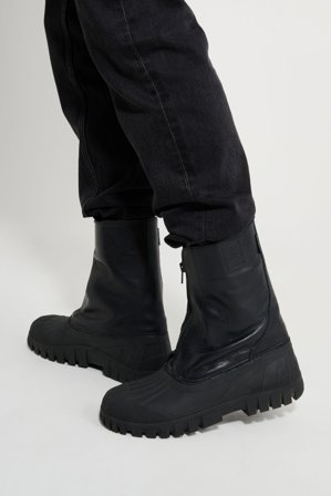 Patrol Zip Boot Leather Black