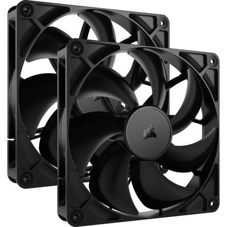 Corsair RS140 Vifte 2pk (sort) 140mm, 330 – 1700 RPM ±10%, 10 - 36 dBA