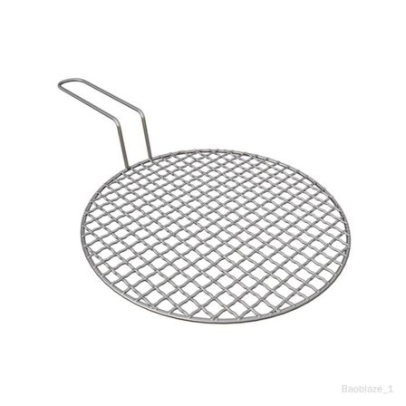 Grill - Ikke-specifik - 22,5 cm - Rustfrit stål - Non-stick - Let og bærbar