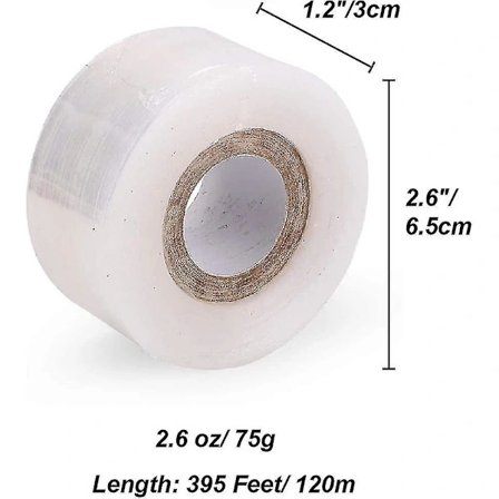 1 Pakkaus Parafilm-vartiointiteippi hedelmäpuille Parafilm-kukkateippi Vartiointityökalut Puutarhakasvien teippi PE-taimitarhateippi Joustava 