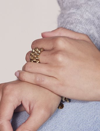 Edblad Peak Ring - Gold - XS/16.0MM