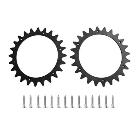 Antiskli piggdekk for robotgressklipper for stabilitet i skråninger, egnet for all slags vær