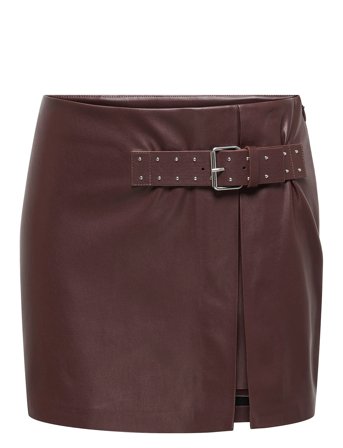 ONLY | Onlcassidy Faux Leather Skirt Otw | L