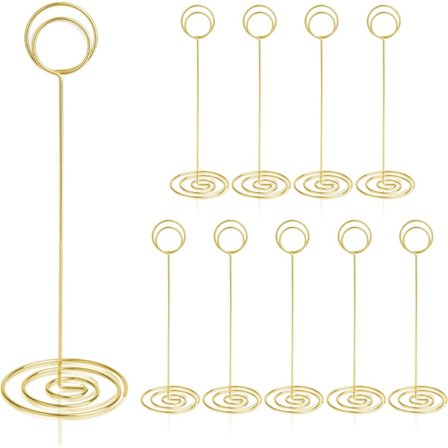 Bordnummerholder 10 stk. - 8,75 tommer bordkortholder høj bordnummerstand til bryllup afslutningsreception restaurant hjem centerstykke