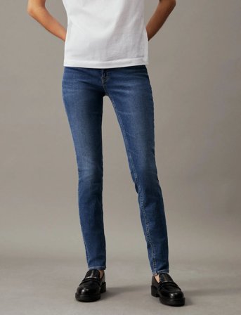 Calvin Klein Jeans Mid Rise Skinny - Blue - 30 x 32