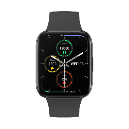 Smart Watch - Aktivitetsarmband P25 Med Många Funktioner Svart One Size