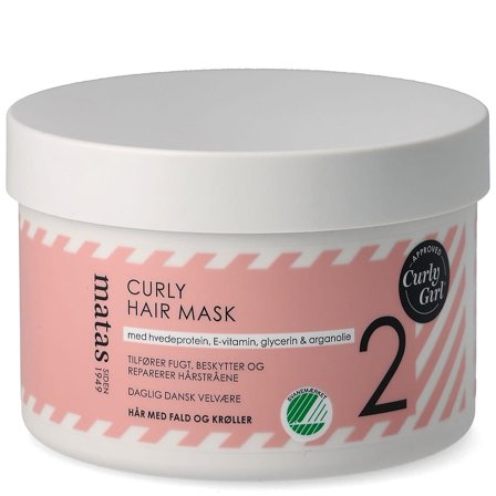 Matas Striber Curly Hair Mask 250 ml, Hår, Shampoo & Hårpleje, Hårkur