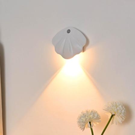 LED Skabslys, USB Genopladelig Bevægelsessensor Magnetisk Under Skab Lys Ikke-Magnetisk Intell White
