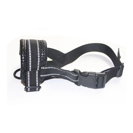 Koiran turva-kuonon tarvikkeet MUSTA L