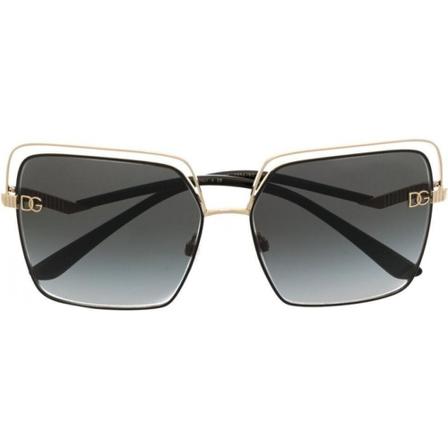 Dolce & Gabbana sunBril , Zwart , Dames , Maat: ONE Size Zonnebrillen