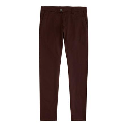 Borgio, Spodnie męskie Godo slim fit Czerwony, Mężczyzna, Rozmiar: W32 L32