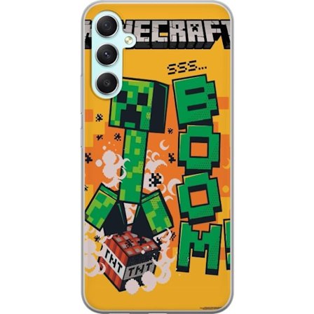 Yhteensopiva Puhelinkuori Samsung Galaxy A34 Minecraft Boom