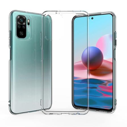 FLOVEME silikondeksel - Xiaomi Redmi Note 10 Pro Genomskinlig
