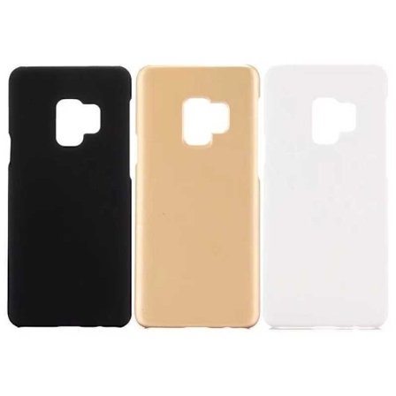 Samsung S9 Plus ultraohut kumipinnoitettu mattamusta kansi