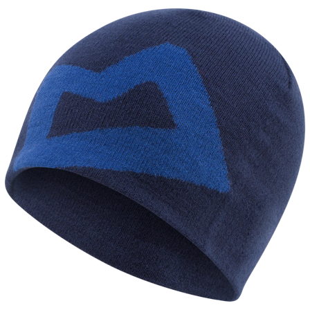 Mountain Equipment Branded Knitted Beanie Medieval/Lapis Blue