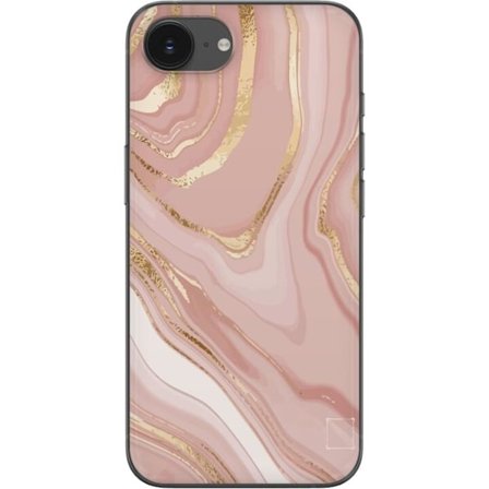 Yhteensopiva Puhelinkuori Apple Apple iPhone 16e Marmori Kulta