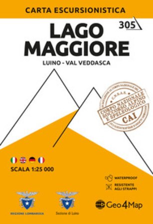 Lago Maggiore (Luino-Val Veddasca) Carta escursionistica 1:25.000