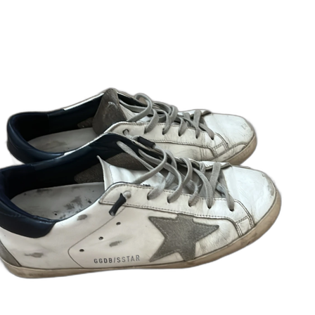 Golden Goose vita sneakers med stjärna