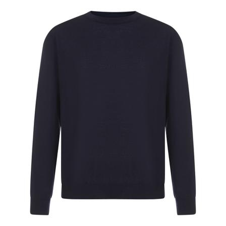 Mauro Grifoni, Round-neck Knitwear Blauw, Heren, Maat:L