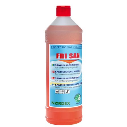 NORDEX Fri San rengörare 1L - Lyreco - Städ och hygien - Rengöringsmedel - Sanitetsrent