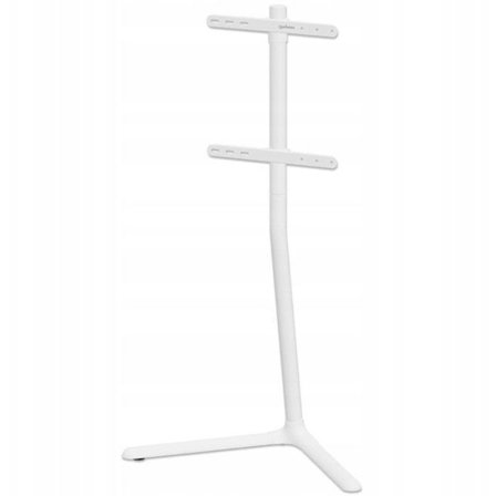 Stöd för TV - MANHATTAN - Justerbar i höjd - 32 till 70 tum - Max belastning 40 kg - Vit