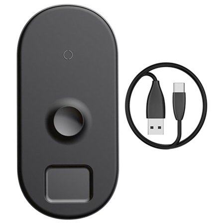 Kraftfull Baseus 3 i 1 Qi Tr dl sladdnings Platta