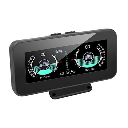 Bil Hældningsmåler Bil Justerbar Balancer Bil Kompas Hældningsmåler