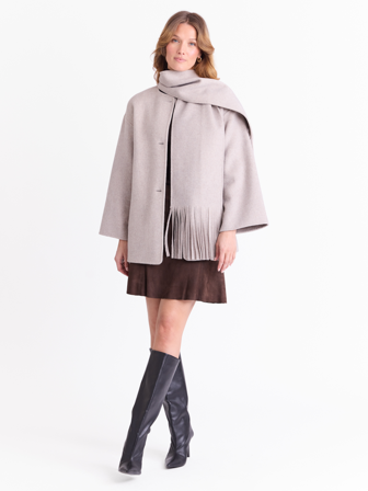 Sofia kåpe med skjerf