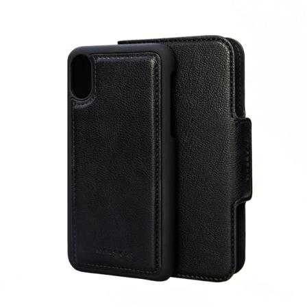 iPhone XS Max Merskal Magnetiskt Skal & Plånbok Svart