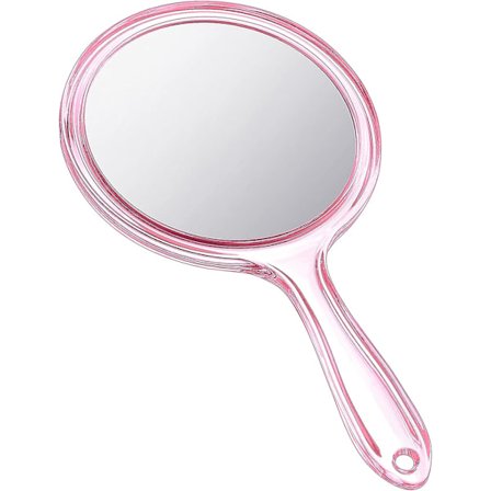 Håndspejl Dobbeltsidet Håndholdt Spejl 1X/2X Forstørrelse