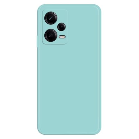 Avfasat gummerat anti-droppskydd för Xiaomi Redmi Note 12 Pro - Cyan