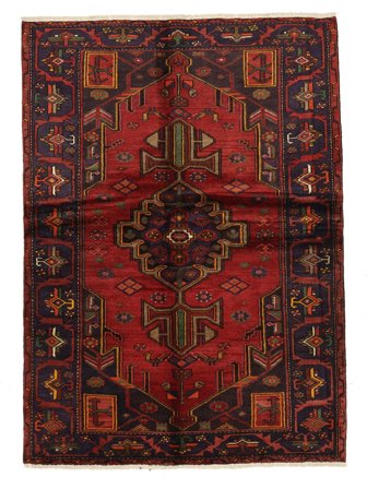 Orientalisk Hamadan Matta 140X190 Ull