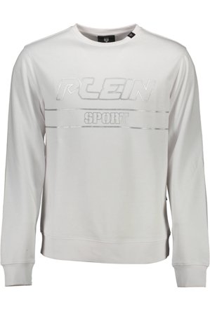 Plein Sport Felpa Senza Zip Uomo Bianco