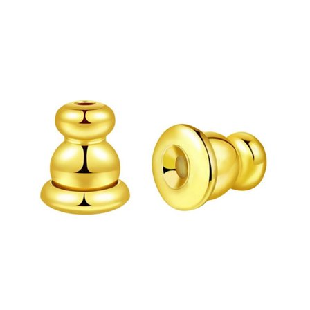 Låsende øredobber til studs GOLD