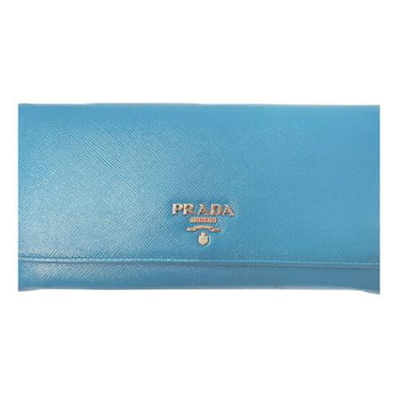 Prada Vintage, Wallets Cardholders Blauw, Dames, Maat:ONE Size