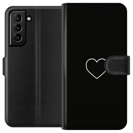 Samsung Galaxy S21+ 5G Lompakkokotelo Sydän