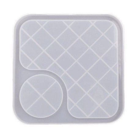 DIY Krystal Epoxy Resin Form Kop Krus Morgenmad Bakke Middagstallerken Spejl Silikoneform til Resin, Hjemmeindretning