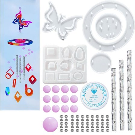 Resin Mold Wind Chimes Silikone Kit Bundle