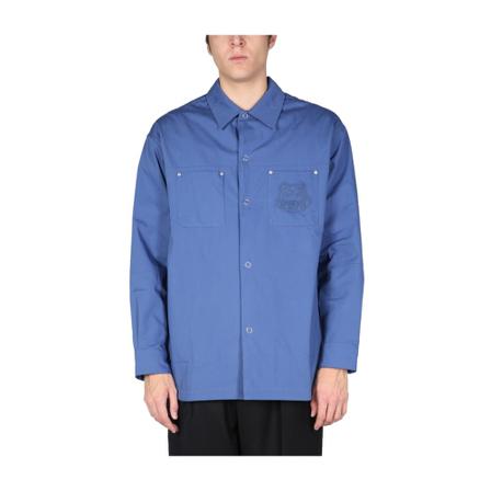 Kenzo Casual Shirts Blå, Herre Skjorter