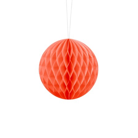 Hängande Honeycomb Orange 10 cm